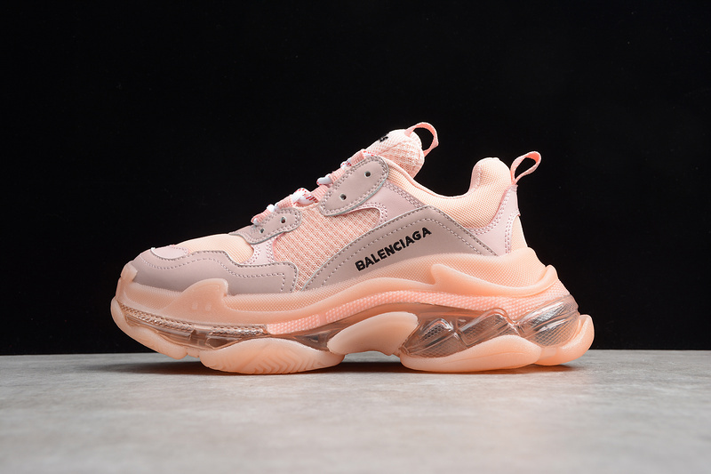 BALENCIAGA TRIPLE S 【340】[TRIPLE S SNEAKER DADSHOE PINK∕GREY∕BLACK]-[WOMAN︰36-40](5D25)