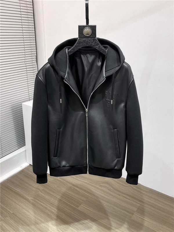 prada 2023fw P ADA Real Leather Jacket Top Version75C6