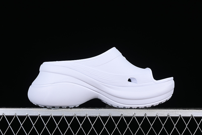 Sandal 【270】[W1S8E9000]-[BA﹡LEN﹡CIAGA POOL CROCS WHITE]-[WOMAN︰36-40] 90B7