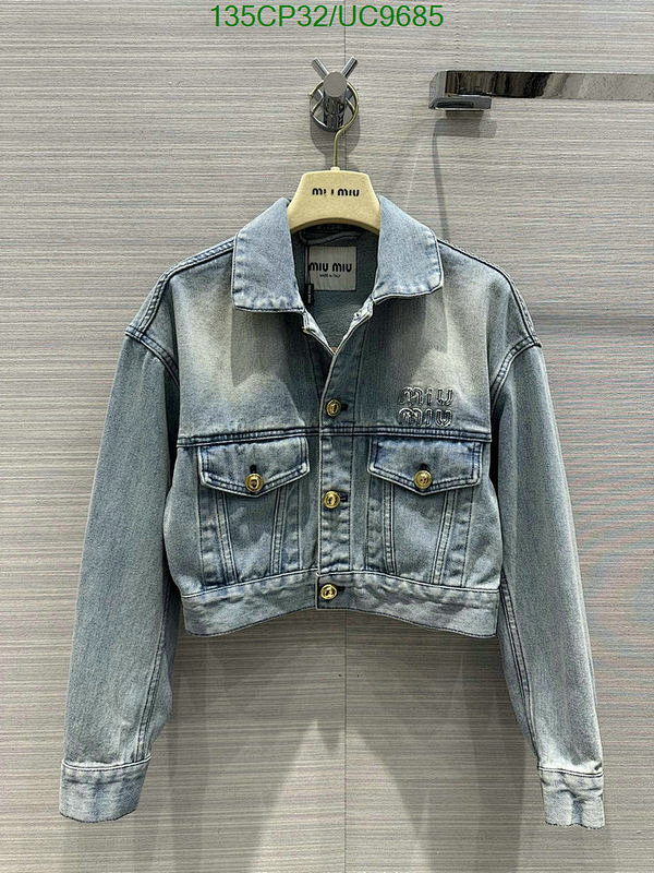 Buy 1︰1 MiuMiu Clothing Code︰ UC9685(969D) best sellers