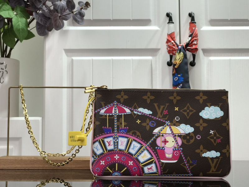 louis vuitton LV DOUBLE ZIP POCHETTE M697442107