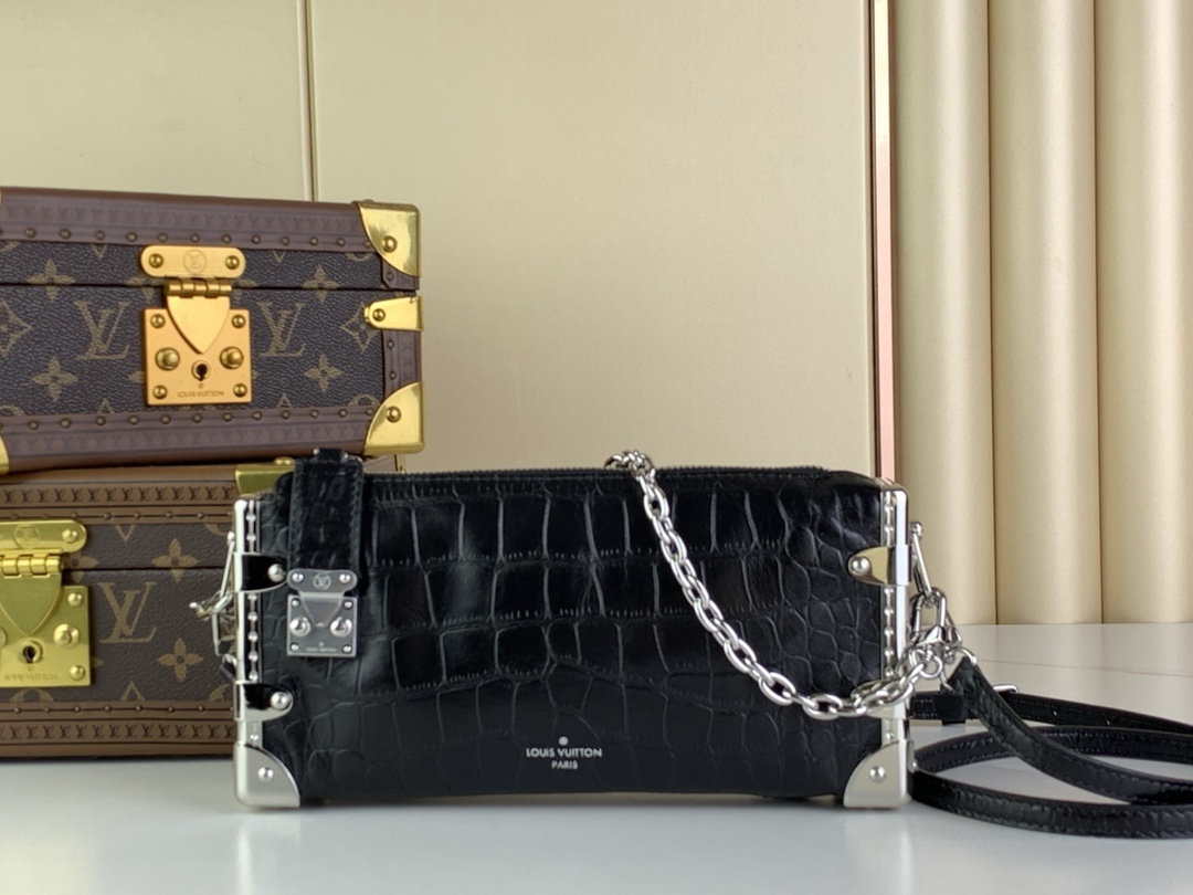 LV-Handbags M25445 Black (Alligator)(4570)