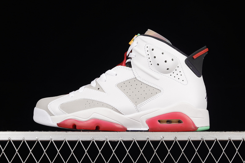 jordan 6 550 CT8529 062 AIR JORDAN 6 RETRO HARE NEUTRAL GREY WHITE TRUE RED BLACK MAN 40 47.5