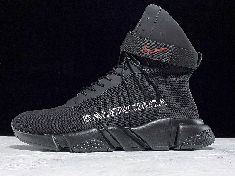 BAL-ENCIA-GA SPEED 【420】[SPEED TRAINER X AIR FORCE BLACK∕BLACK-RED]-[WOMAN︰34-39]-[MAN︰40-45](