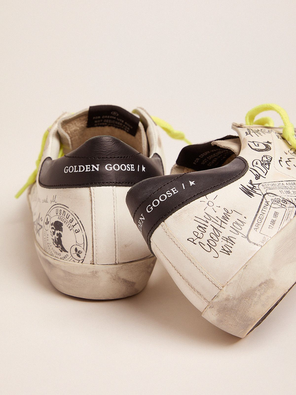golden goose Women’s Journey Super-Star sneakers with graffiti(2602)