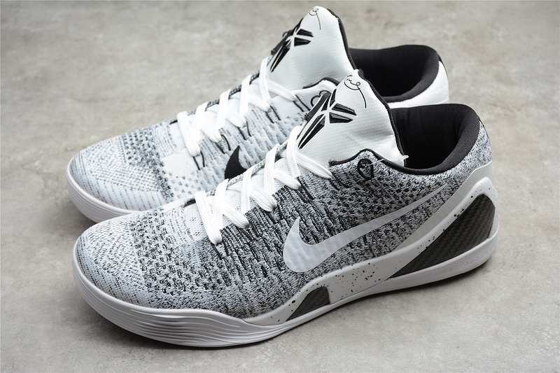 kobe 360 653456 101 KOBE 9 ELITE LOW XDR BEETHOVEN WHITE BLACK WOLF GREY MAN 40 46 E9EF