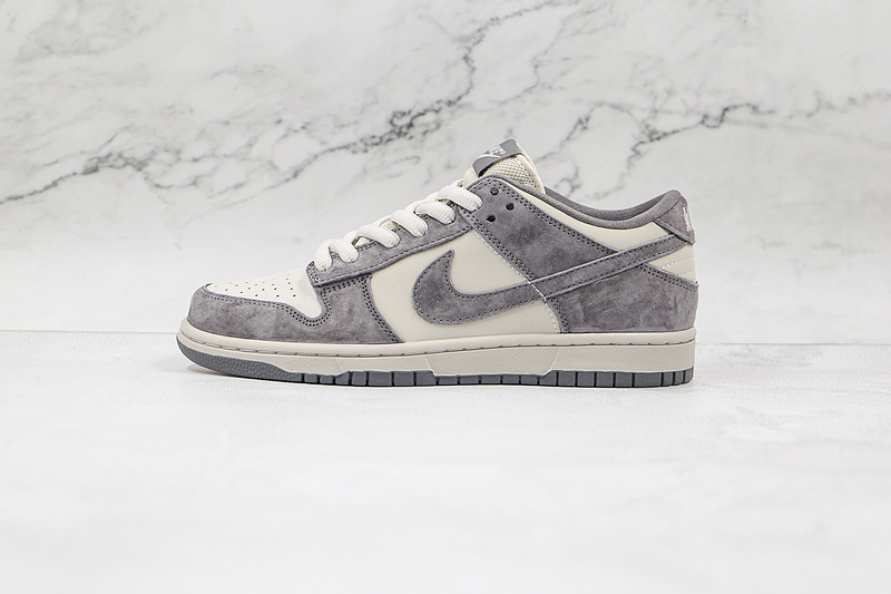 dunk 360 854866 002 SB ZOOM DUNK LOW PRO LIGHT GREY LIGHT GREY WHITE MAN 39 45 3011