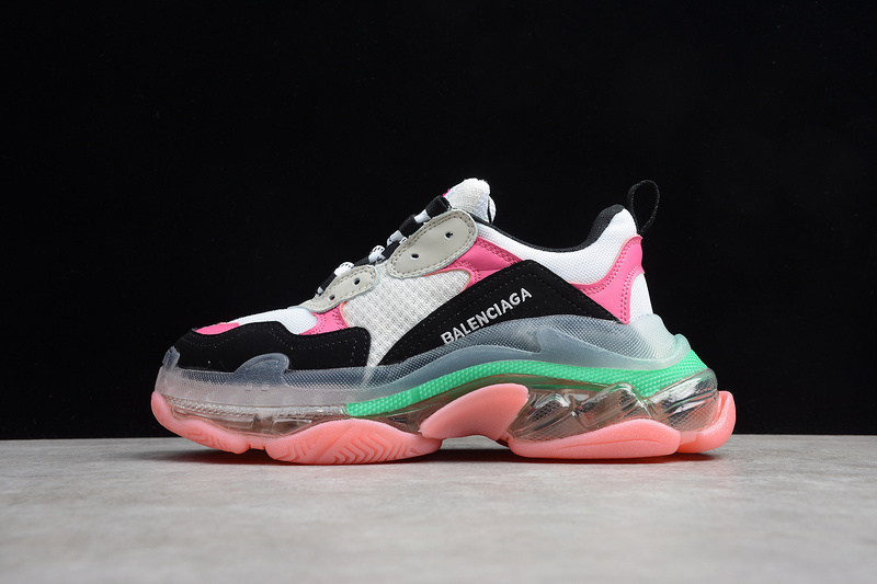 triple s 340 ECBA800616H TRIPLE S SNEAKER DADSHOE PINK MULTI COLOR WOMAN 36 40 E28C