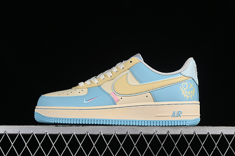 air force 1 320 XL2312 555 AIR FORCE 1 07 LOW PIEMON BLUE YELLOW WOMAN 36 39 MAN 40 45 79F7