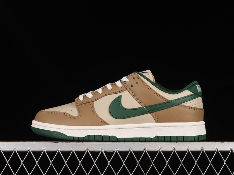 dunk 300 FB7160 231 DUNK LOW RATTAN BROWN CANYON GREEN SAIL WHITE DEEP DRIFTWOOD UNISEX 36 47