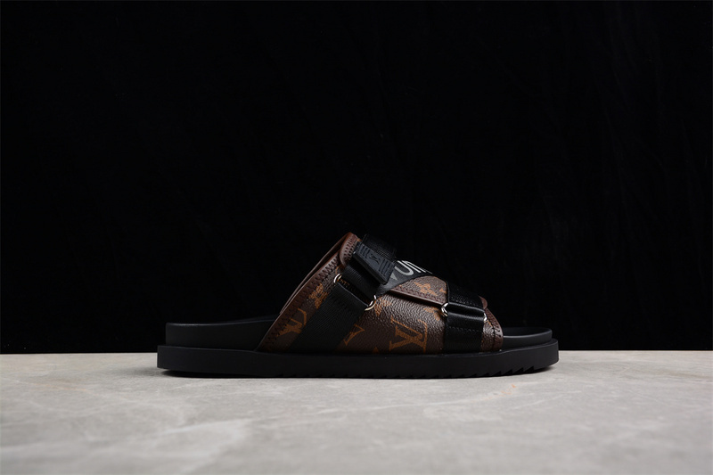 Sandal 【360】[L﹡V COMFORTABLE CASUAL COOL SLIPPERS BLACK]-[MAN︰38-45] D386