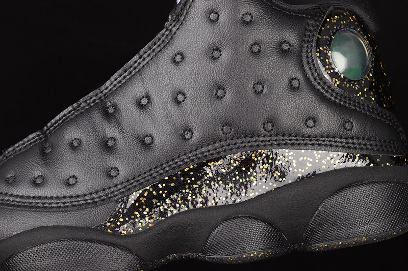 【320】[DC9443-007]-[AIR JORDAN RETRO 13 GS GOLD GLITTER BLACK∕METALLIC GOLD]-[UNaj 13