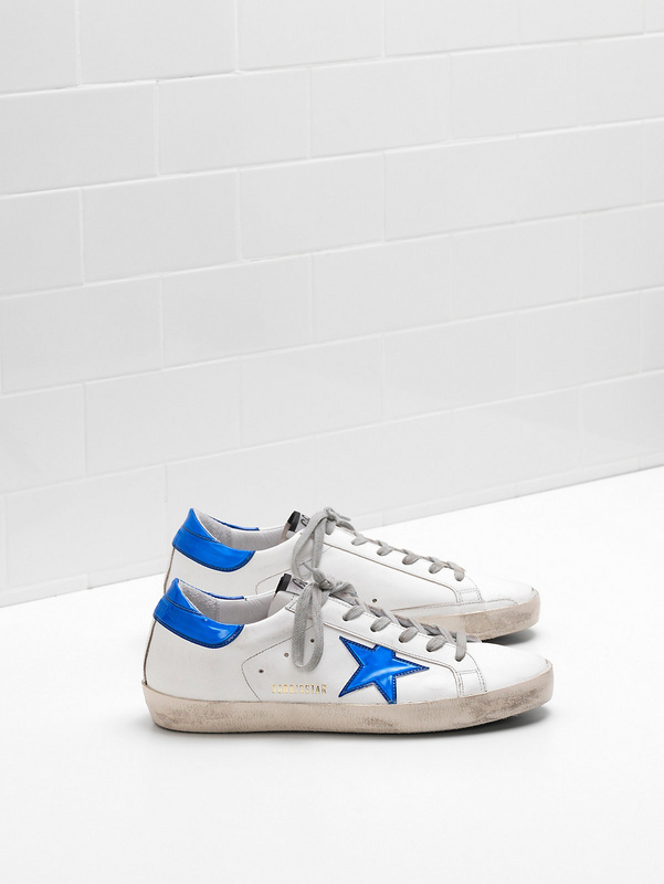golden goose SUPERSTAR Sneakers G31WS590.C75 Upper In Calf Leather Star And Heel Tab In Shiny