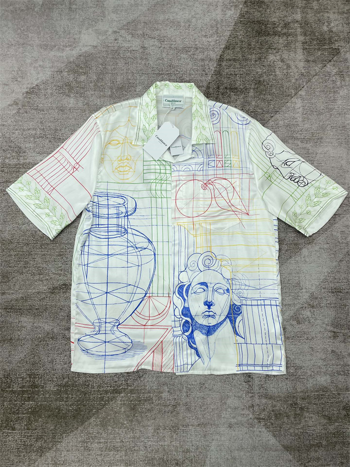 CASABLANCA Clothes CASABLANCA Shirt Top Version(091A)