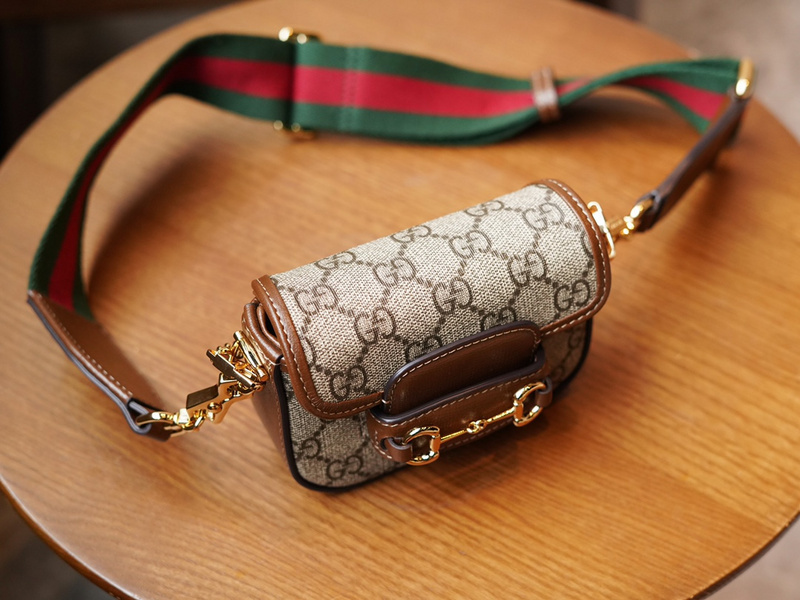 Gucci bags Gucci 𝐇𝐨𝐫𝐬𝐞𝐛𝐢𝐭 𝟏𝟗𝟓𝟓 bag(DFA6)