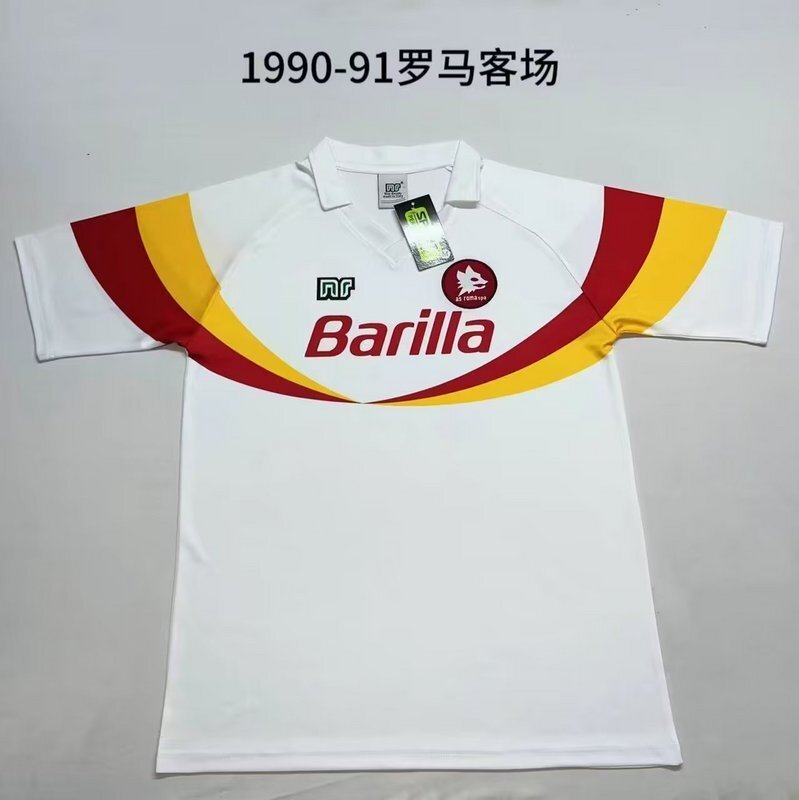retro jersey Rome Retro soccer jerseys 1990 maglia calcio maillot football camisetas fu
