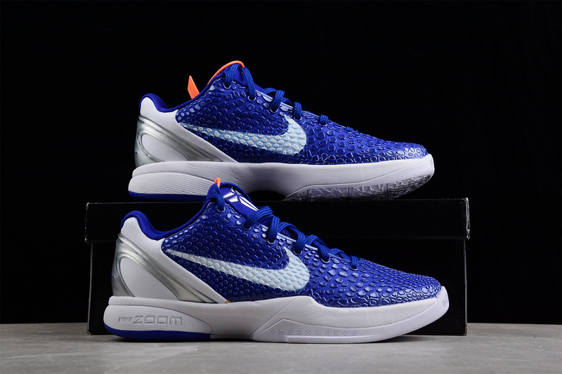 kobe 520 454142 400 ZOOM KOBE 6 TB VARSITY ROYAL WHITE METALLIC SILVER MAN 41 46 1B00