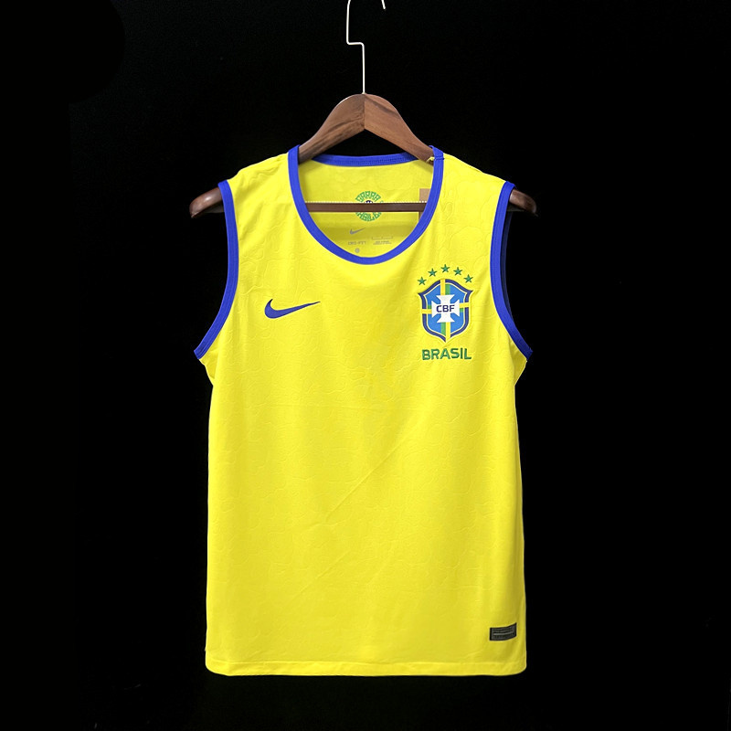 22∕23 Brazil Yellow Vest S-XXL(DE3D) palmeiras