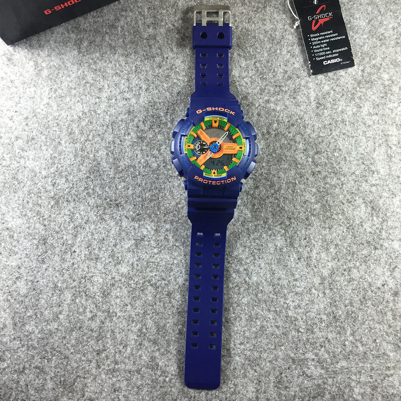 g shock original Shock Watch G SHOCK block blue7985