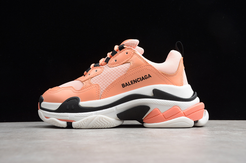 BALENCIAGA TRIPLE S 【470】[ECBA800616H]-[GZ TESS.S.GOMMA SNEAKER LIGHT ORANGE∕WHITE]-[WOMAN︰35-
