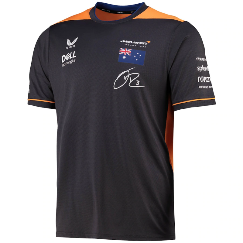 mercedes McLaren 2022 F1 orange racing shirtFD8C
