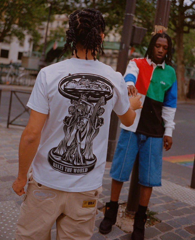 goat 175 Color Block Polo Long Sleeve Shirt5F0E