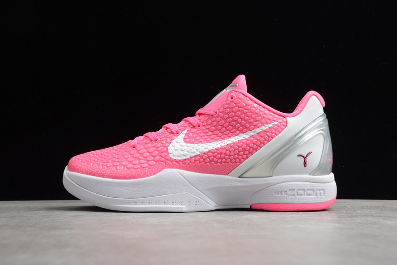 kobe 340 CW2190 601 ZOOM KOBE 6 THINK PINK PINKFIRE METALLIC SILVER WHITE MAN 40 46 C963