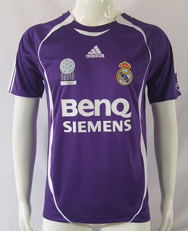 vintage Real madrid Retro soccer jersey 2006 maglia calcio maillot football camisetasA7