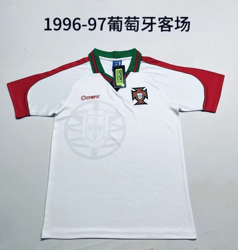 retro jersey Portugal Retro soccer jerseys 1996 97 maglia calcio maillot football camis