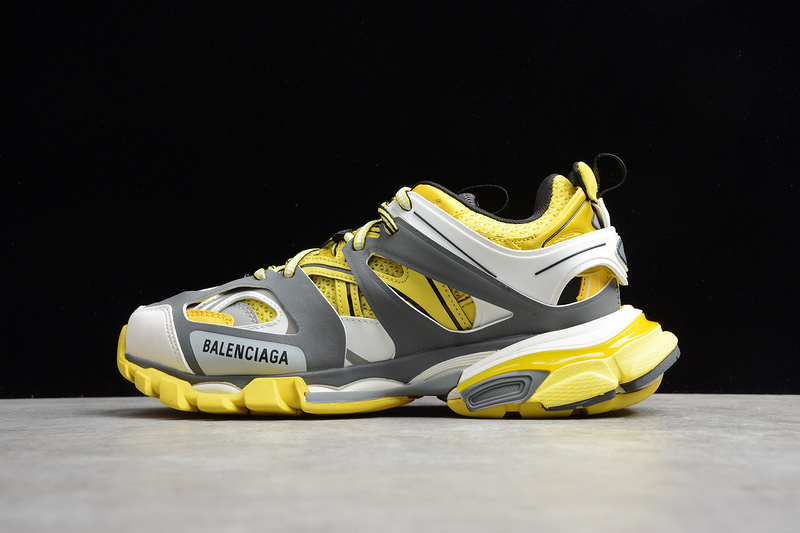 BALENCIAGA TRACK 【580】[ECBA609296A]-[GZ BA-LEN-CIAGA TRACK 3.0 SNEAKER GREY∕YELLOW∕WHITE]-[UNI