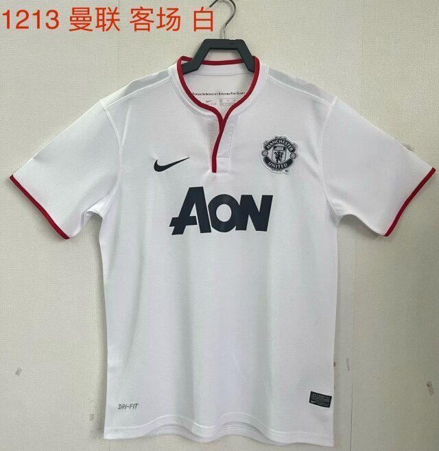 vintage MUnited away retro jerseys 2012 maglia calcio maillot football camisetas futbol4CF4