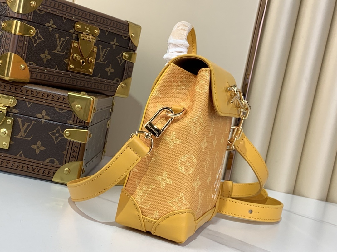 LV-Handbags m12655 Yellow Flower (Silk screen)(C006)