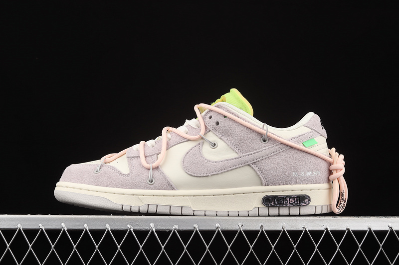 dunk 360 DJ0950 100 OW X SB DUNK LOW LOT 12 OF 50 SAIL NEUTRAL GREY CRIMSON TINT UNISEX 36 47