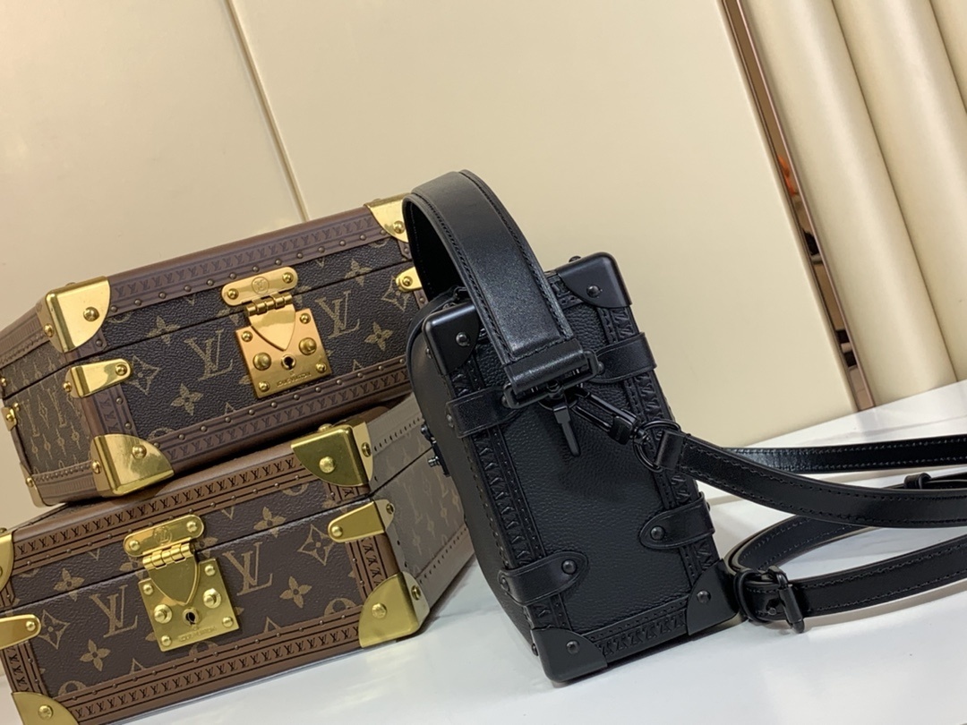 LV-Handbags m24309 Black∕Black buckle(47E0)