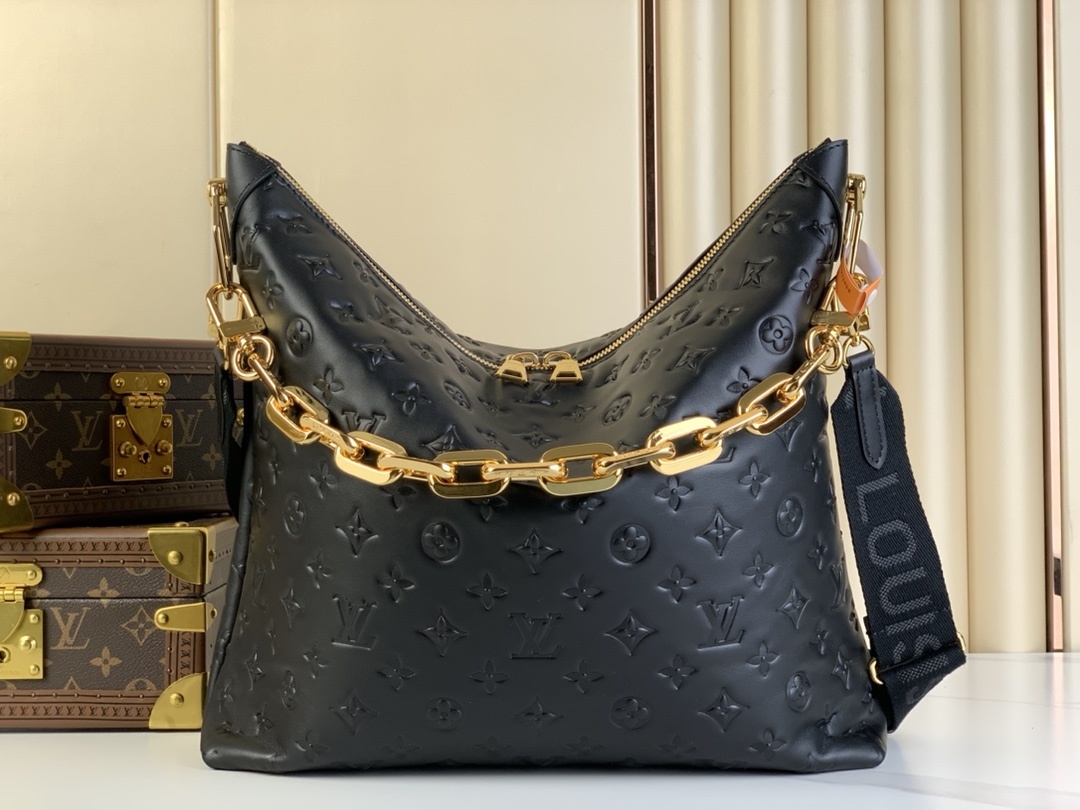 LV-Handbags m12071 Grayish brown m12068 Black m12072 Fuchsia (embossed)(1E6D)