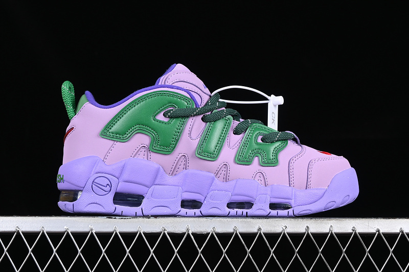 uptempo 340 FB1299 500 AMBUSH AIR MORE UPTEMPO LOW PURPLE GREEN ORANGE WOMAN 36 39 MAN 40 45