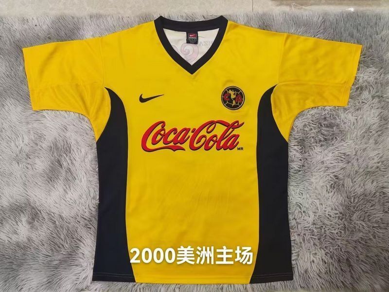 vintage CA America retro Home soccer jersey 2000 maglia calcio maillot football camiset