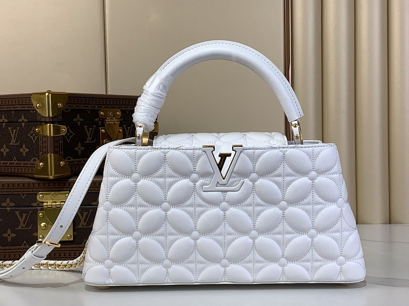 LV-Handbags m25284 White (Floral pattern)(9AA0)