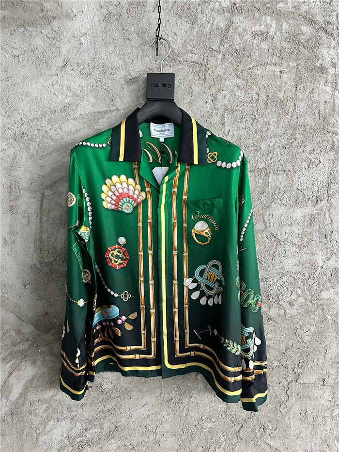 CASABLANCA Clothes CASABLANCA Silk Shirt Top Version $170(F0DB)