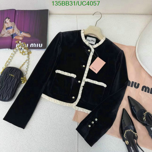 MiuMiu Clothing Code︰ UC4057(A91A) best sellers