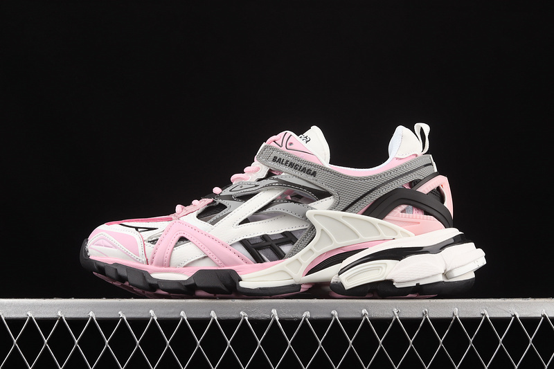 BALENCIAGA TRACK 【800】[W3AE25291]-[BA﹡LEN﹡CIAGA TRACK 4.0 SNEAKERS WHITE∕LIGHT PINK∕GREY]-[WOM