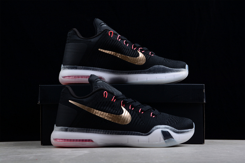 kobe 360 718763 091 KOBE 10 ELITE ROSE GO D PACK BLACK WHITE HOT LAVA METALLIC RED BRONZE 745