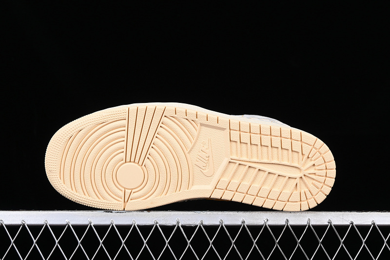 jordan 1 680 FD2565 100 UNION AIR JORDAN 1 HIGH OG WOVEN WHITE GREY YELLOW MAN 40 48 65A1