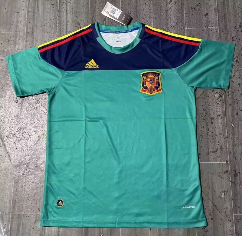 retro jersey Spain retro jersey 2010 maglia calcio maillot football camisetas futbol0E2