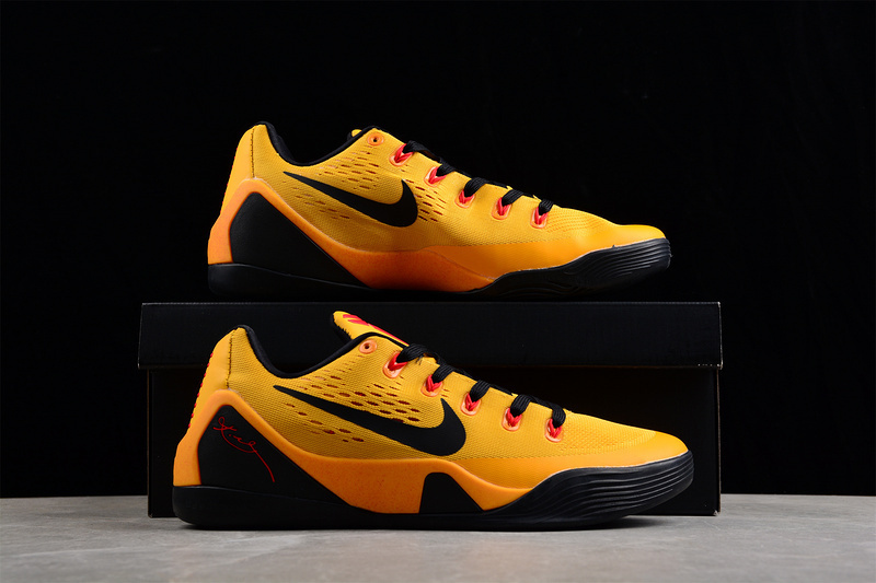 kobe 360 646701 700 KOBE 9 EM BRUCE LEE UNIVERSITY GOLD BLACK LASER CRIMSON MAN 40 46 F769
