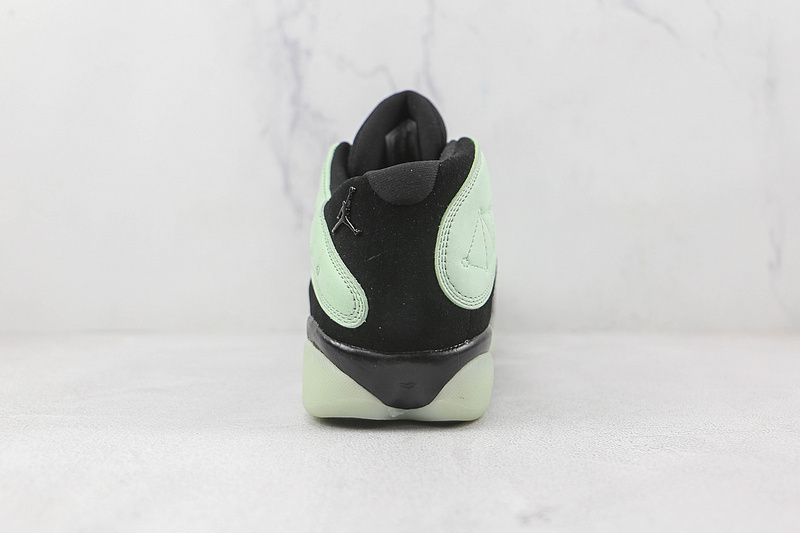 【580】[DM0803-300]-[AIR JORDAN 13 RETRO LOW SINGLES DAY BARLEY GREEN∕BLACK]-[MANaj 13