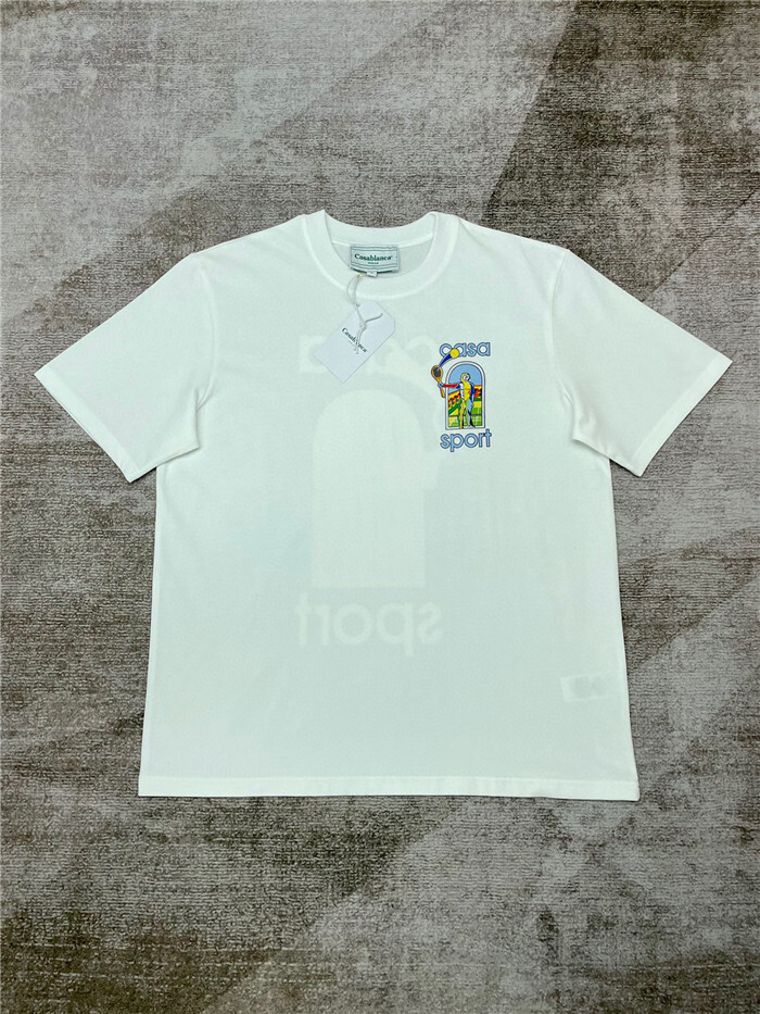 CASABLANCA Clothes CASABLANCA T Shirt Top Version(2A03)