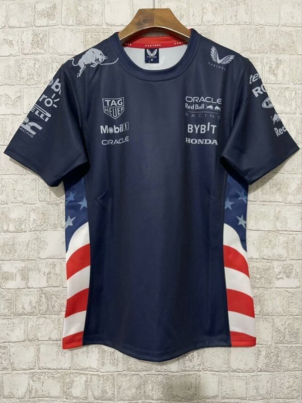 mercedes RedBull 2024 F1 blue shirt9A25