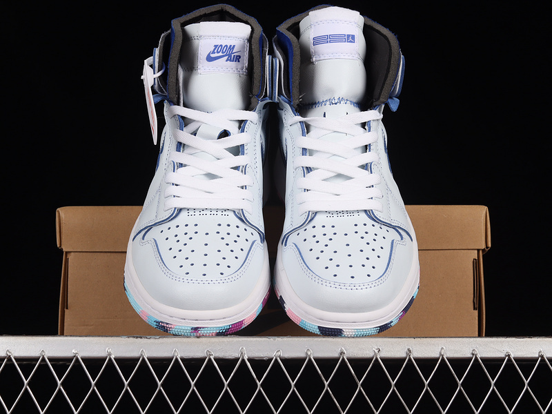 jordan 1 400 DX6036 111 AIR JORDAN 1 ZOOM CMFT 25 YEARS IN CHINA WHITE BLUE BLACK UNISEX 36 4