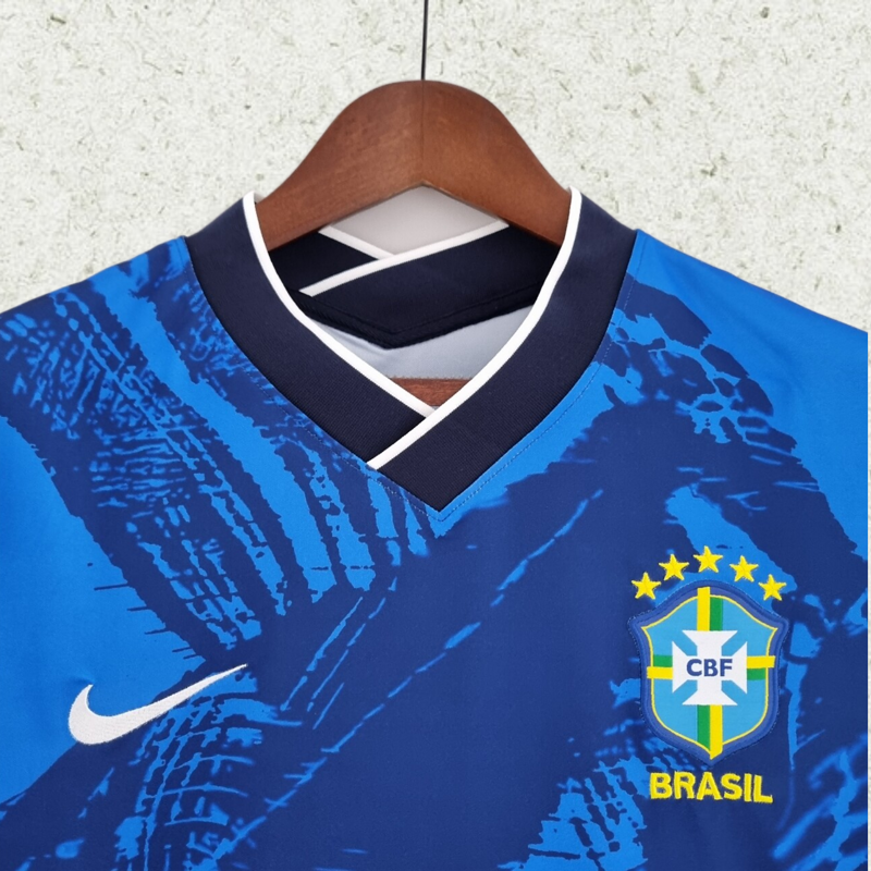 2022 Brazil Classic Blue soccer jersey Camiseta de futebol maillot dyupoo camisas de time